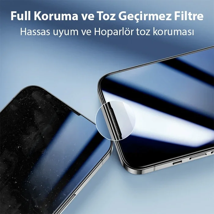 Ally iPhone 14 Pro Max Full Hd Kırılmaz Cam Ekran Koruyucu-(5775)