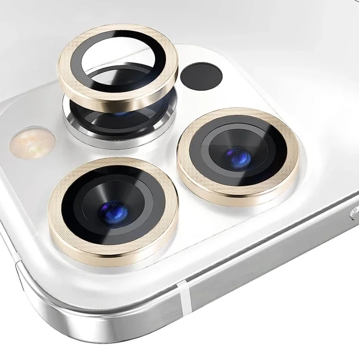 ALLY iPhone 15 Pro/15 Pro Max Kamera Lens Koruma Camı-(5775)