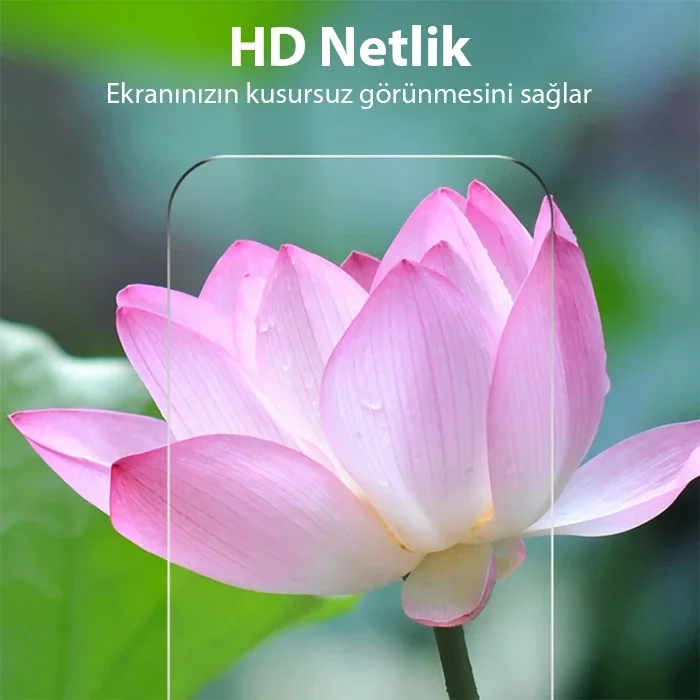 Ally iPhone 15 Pro Full HD Tempered Kırılmaz Cam Ekran Koruyucu-(5775)