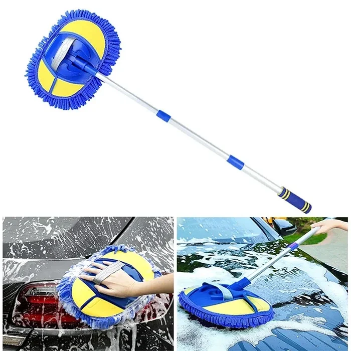 ALLY Mikrofiber Dönebilen Püsküllü Araba Yıkama Ve Temizleme Fırçası-(5775)