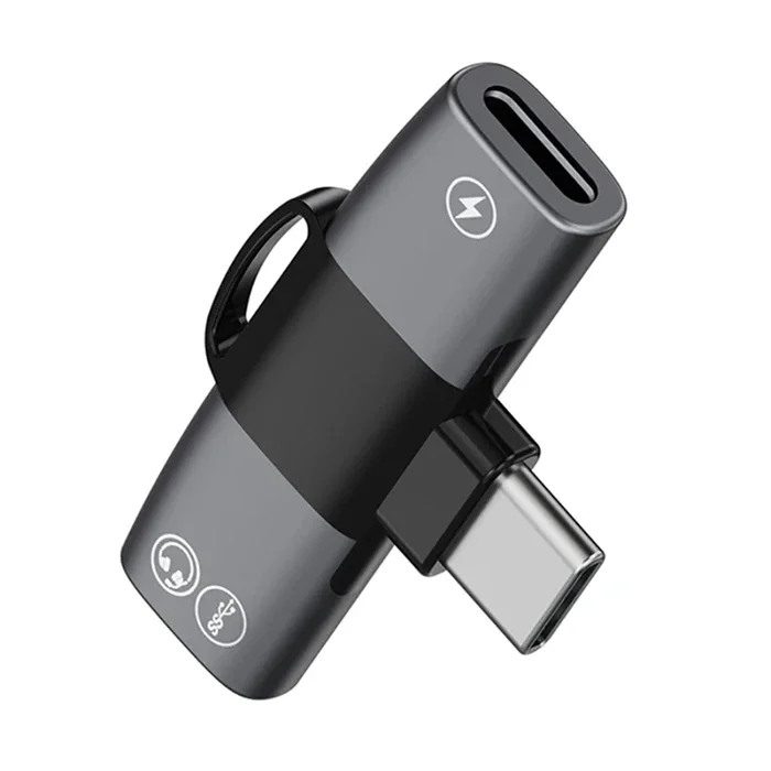 ALLY Mini 2in1 Type-c to Type-c Kulaklık + şarj Adaptöru-(5775)