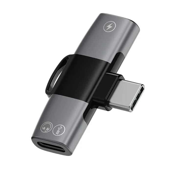 ALLY Mini 2in1 Type-c to Type-c Kulaklık + şarj Adaptöru-(5775)