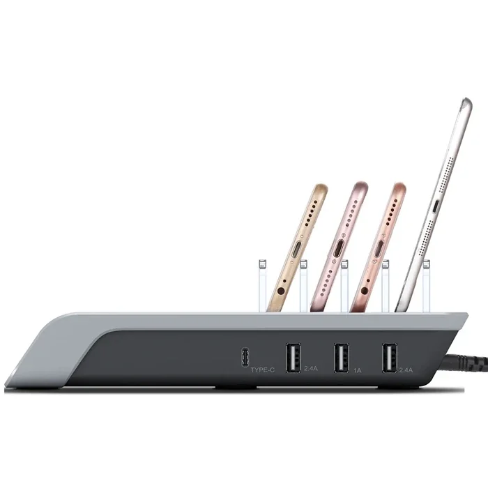 ALLY Multiport 10W Wireless Kablosuz Şarj Cihazı Organizer Stand-(5775)
