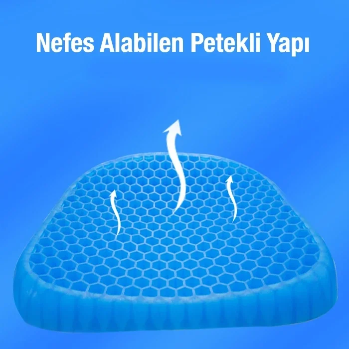 Ally Nefes Alabilen Kaymaz Yumuşak Ev Ofis ve Araba Koltuk Minderi-(5775)