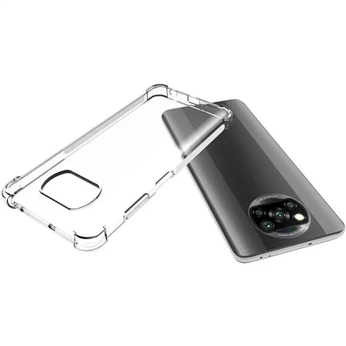 ALLY Poco X3 Anti-Drop Silikon Kılıf Shockproof Kılıf-(5775)