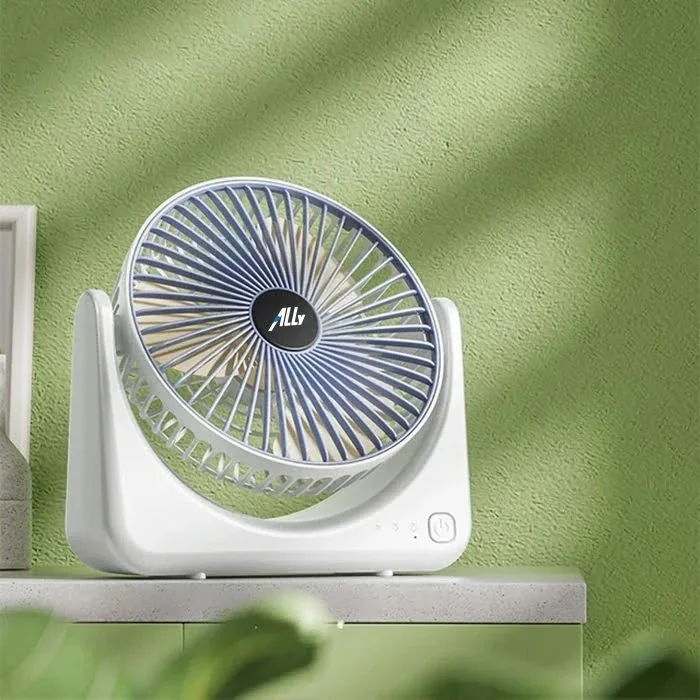 Ally S21 Şarjlı Fan Ergonomik Ev Ofis Sessiz Vantilatör-(5775)