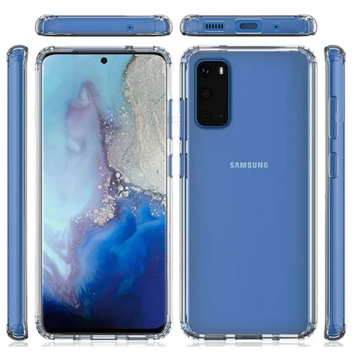 Ally Samsung Galaxy A01 Anti-Drop Darbe Emici Silikon Kılıf-(5775)