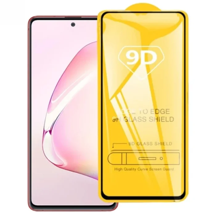 Ally SM Galaxy Note 10 Lite 9D Tempered Full Cam Ekran Koruyucu-(5775)