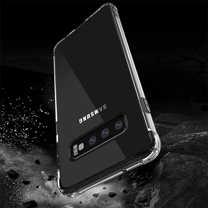 Ally Sm Galaxy S10 Anti-Drop Darbe Emici Silikon Kılıf-(5775)
