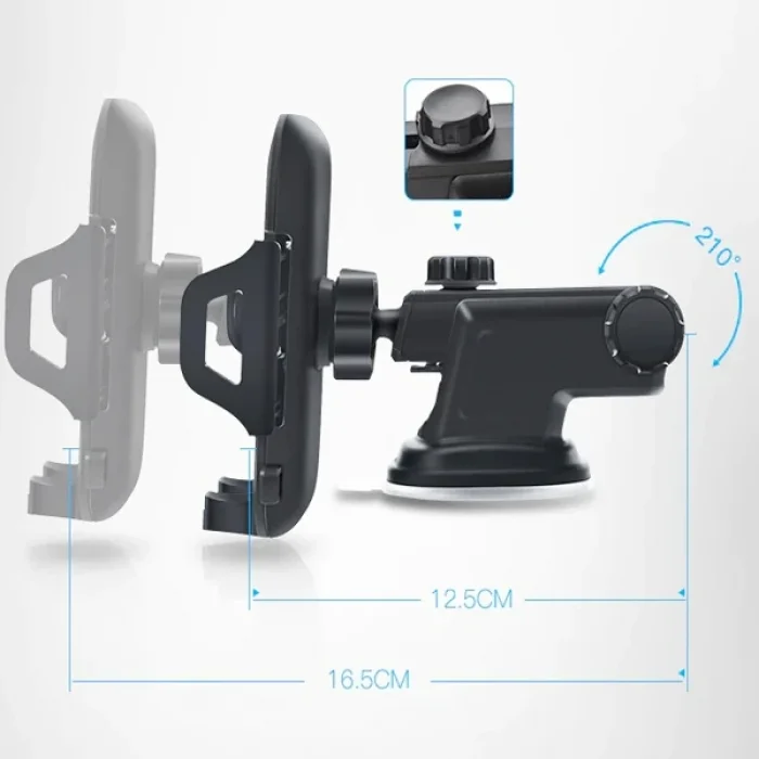 ALLY Torpido Üstü Teleskopik Araç Telefon Tutucu-(5775)
