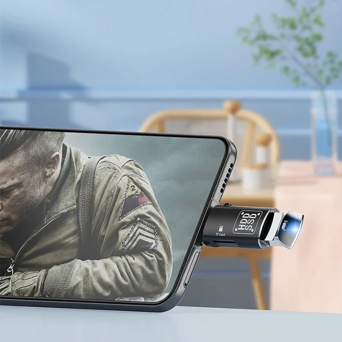 ALLY Type-c to USB + TF Kart Çevirici Otg Adaptör-(5775)