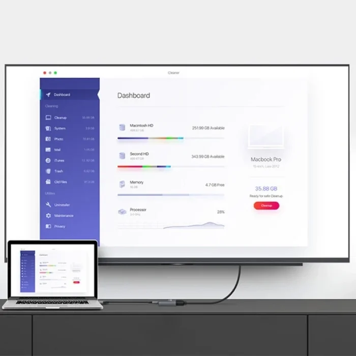 ALLY USB-C input DP output 4K Dönüştürücü Adaptör 60H-(5775)