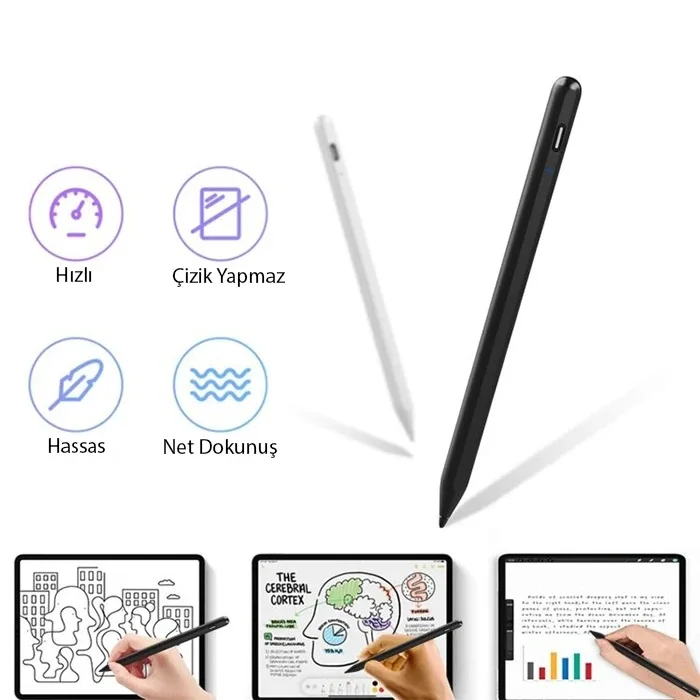 ALLY Xpen-3i iPad(2018-2025) Aktif Manyetik Kapasitif Kalem-(5775)
