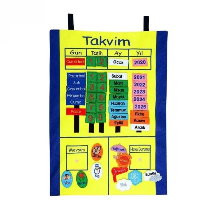 AND-5121 Takvim Cırtlı Pano