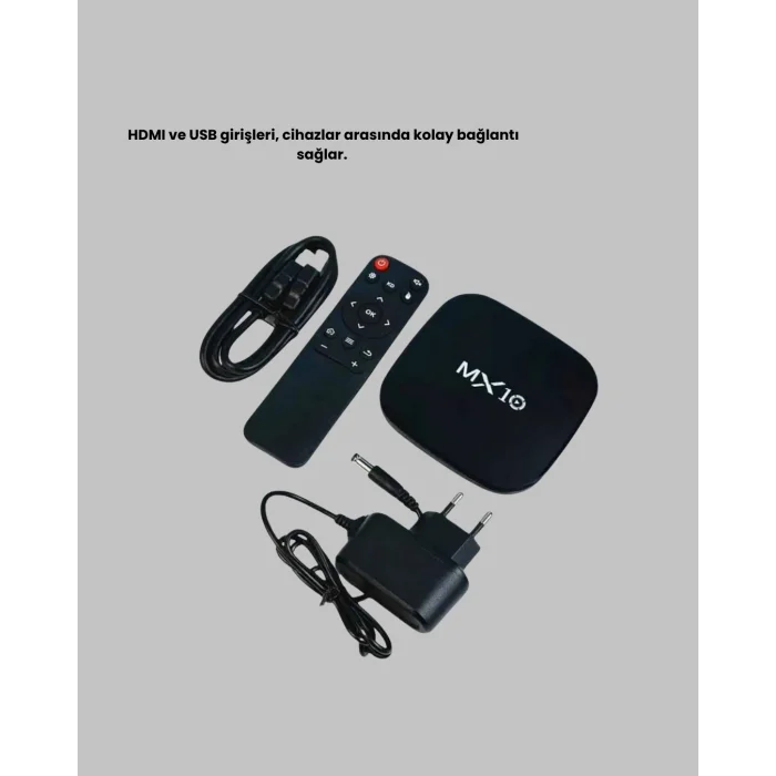 Android 4K TV Box – Wi-Fi Bluetooth Dolby Ses 60 FPS Ultra HD