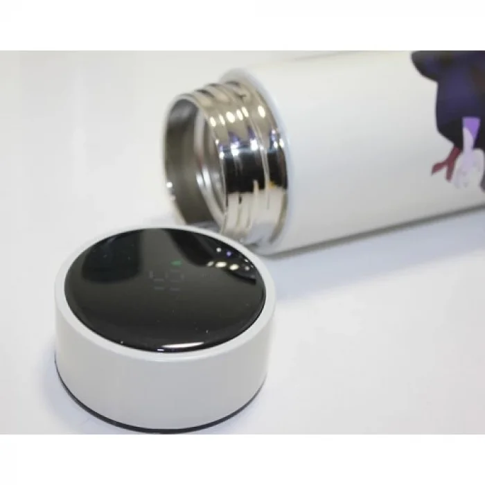 Anime Baskılı Dijital Göstergeli Termos 500 ml Model 1