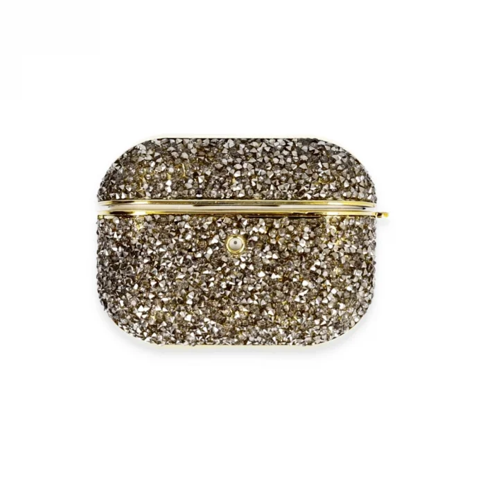 Apple Airpods Pro 2 (2.nesil) Luz Taşlı Kılıf - Siyah