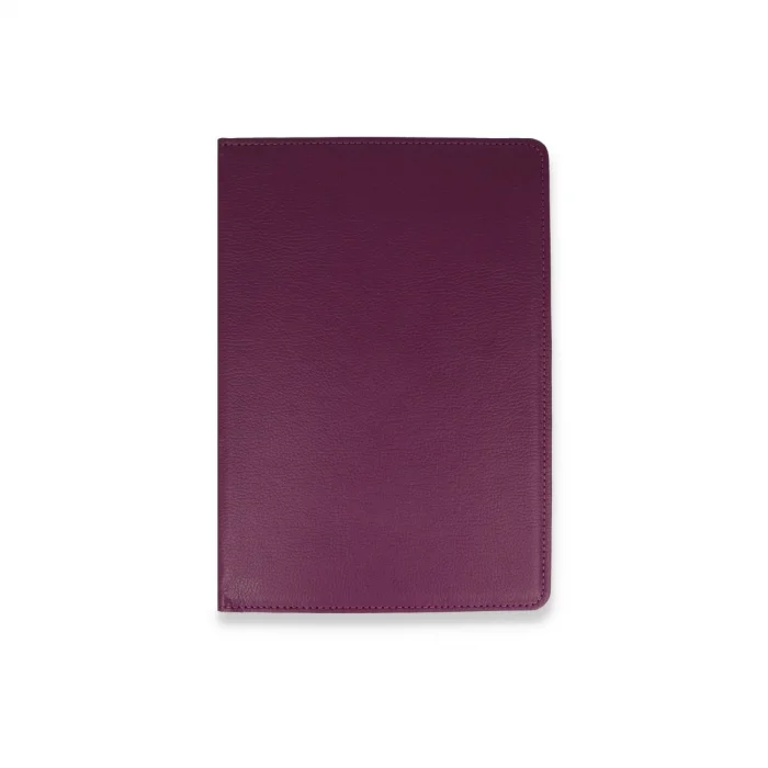 Apple İpad Mini 6 Kılıf 360 Tablet Deri Kılıf - Mürdüm