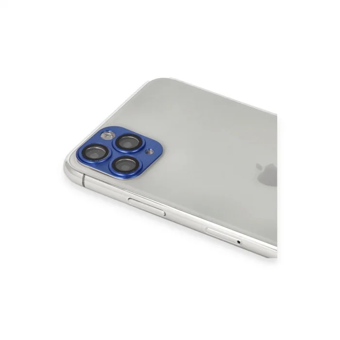 Apple İphone 11 Pro Max Pers Alüminyum Kamera Lens - Lacivert