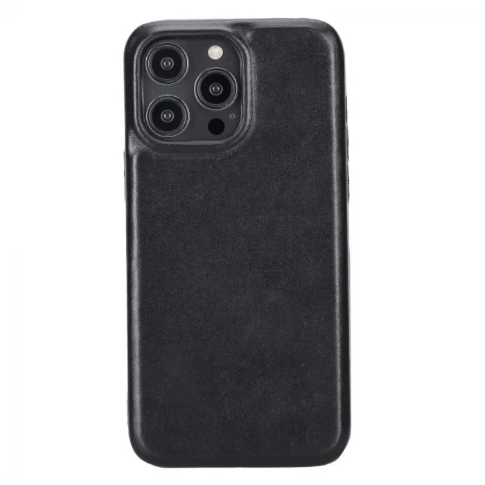 Apple iPhone 14 Pro Max Uyumlu Deri Arka Kapak ROCK RST1