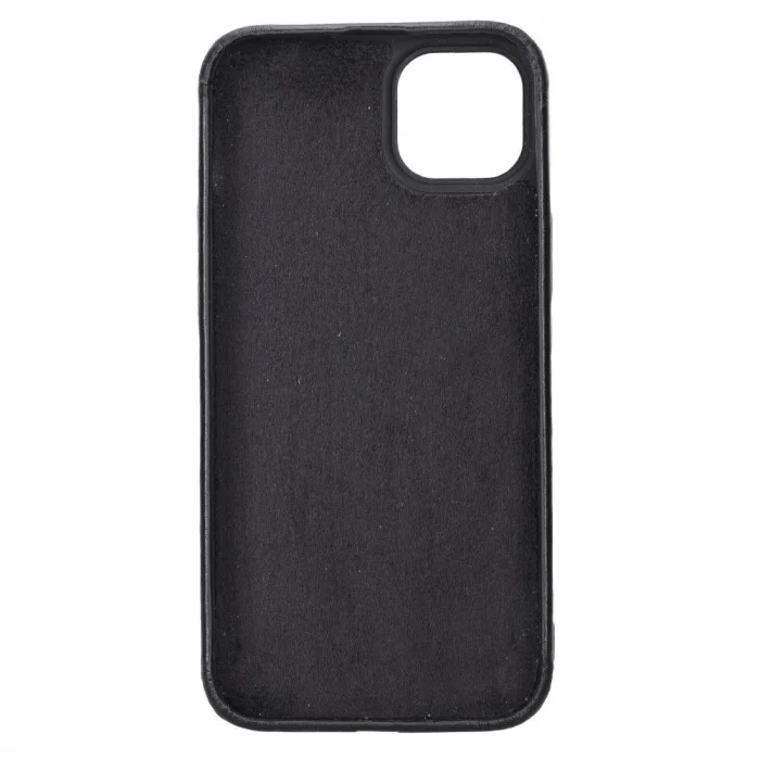Apple iPhone 15 Plus Uyumlu Deri Arka Kapak ROCK RST1