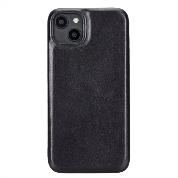 Apple iPhone 15 Plus Uyumlu Deri Arka Kapak ROCK RST1