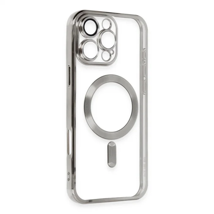 Apple İphone 16 Pro Kılıf Kross Magneticsafe Kapak - Titan Gri