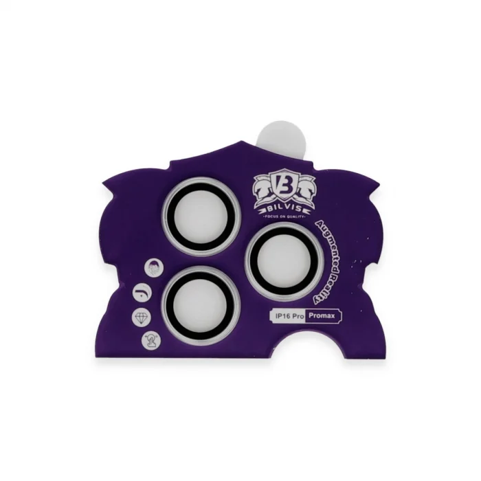 Apple İphone 16 Pro Max Bilvis Titan Kamera Lens - Gümüş