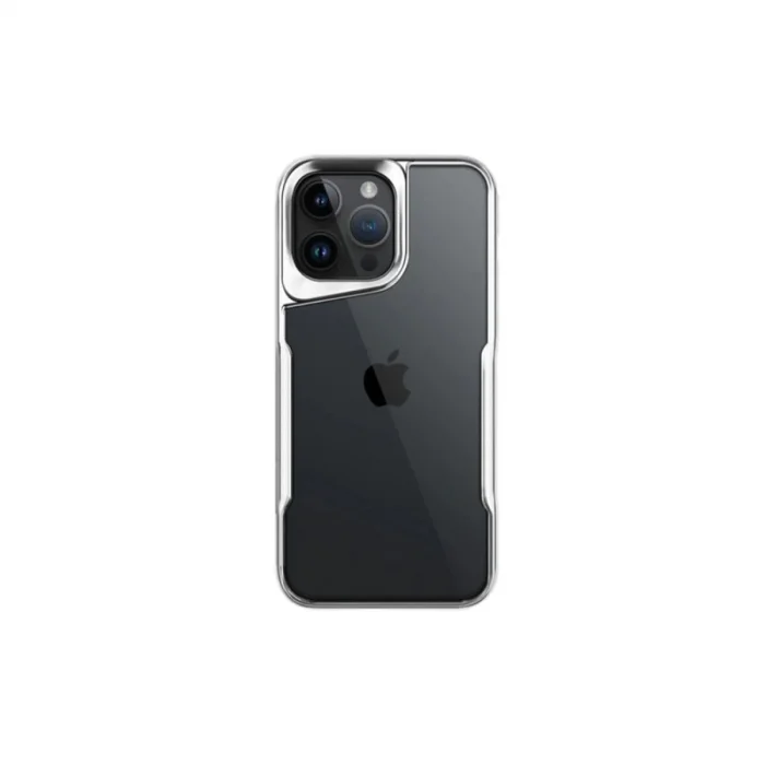 Apple İphone 16 Pro Max Kılıf Boyi Silikon Kapak - Gümüş