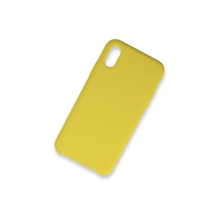 Apple İphone X Kılıf Lansman Legant Silikon - Sarı