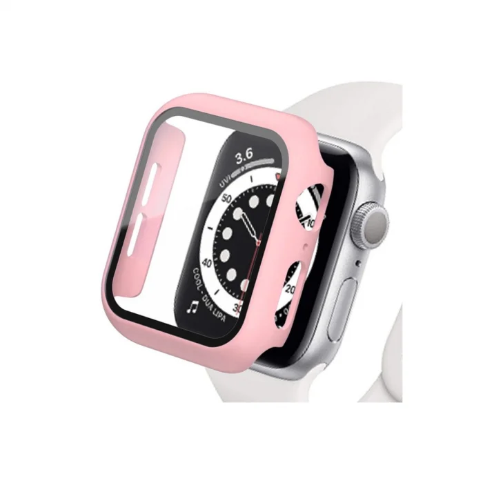 Apple Watch 40mm Camlı Kasa Ekran Koruyucu - Rose Gold
