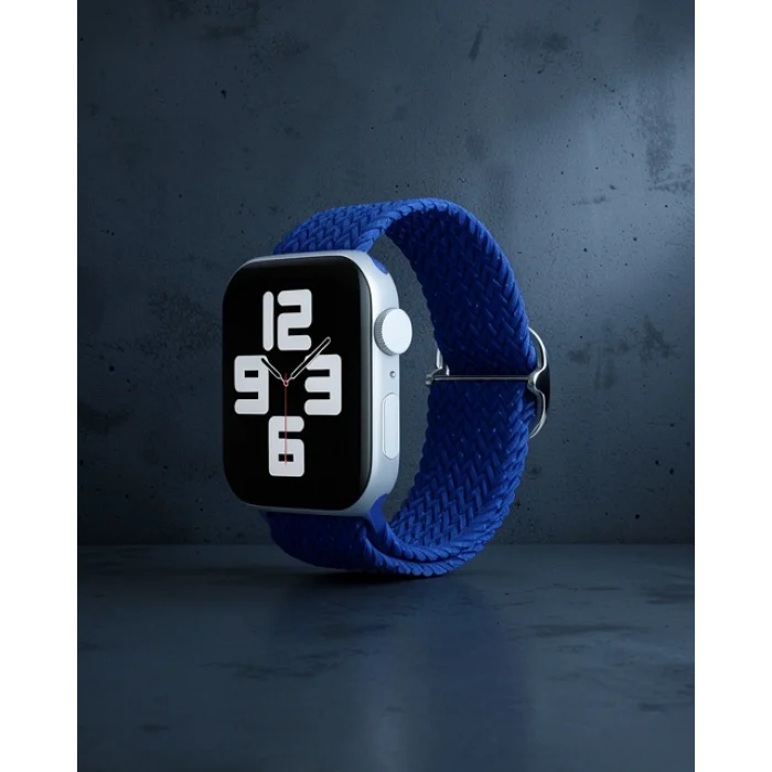 Apple Watch 42mm Kordon - Benekli Mavi