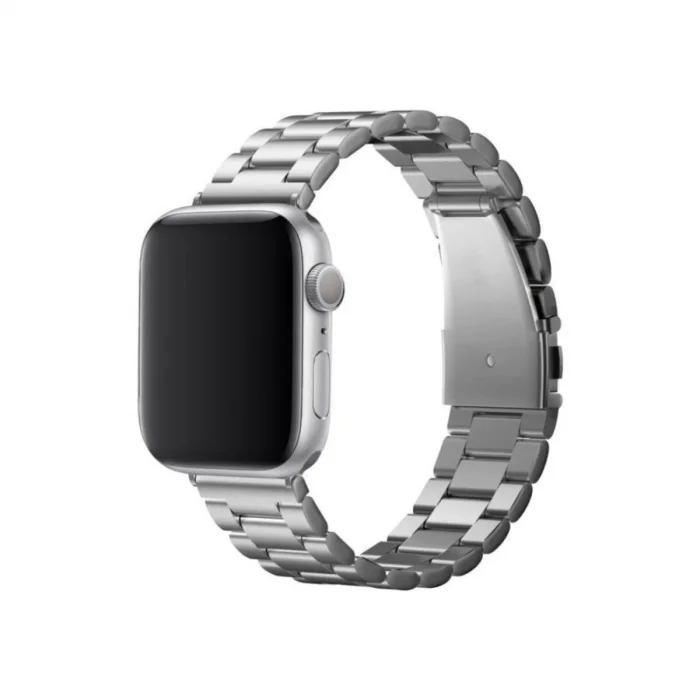 Apple Watch 42mm Metal Baklalı Kordon - Gümüş