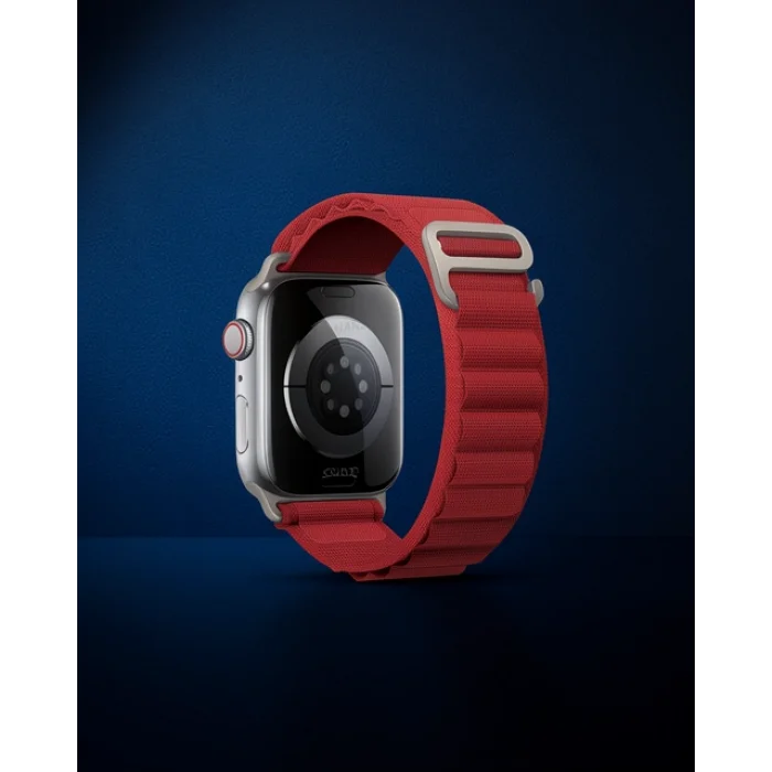 Apple Watch 42mm Mountain Kordon - Kırmızı