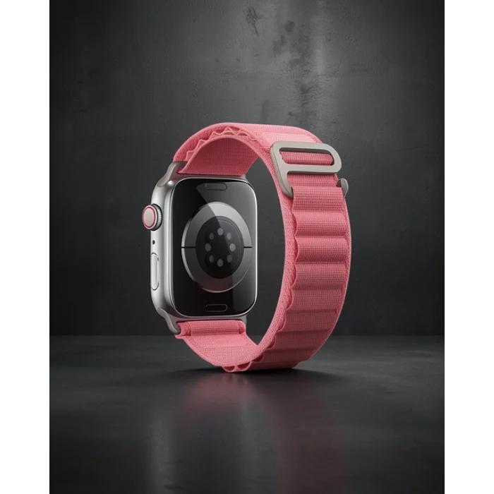 Apple Watch 42mm Mountain Kordon - Pembe