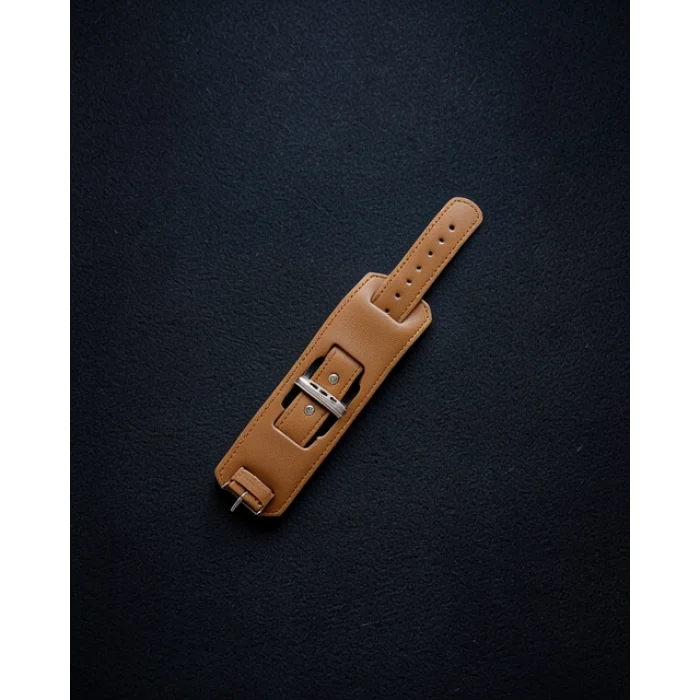 Apple Watch 42mm NL17 Deri Kordon - Taba