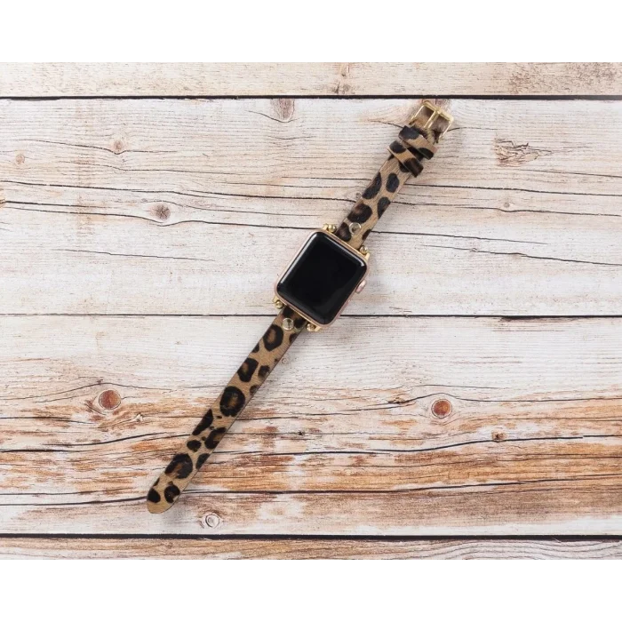 Apple Watch Uyumlu Deri Kordon 38-40-41mm GT LEO1N