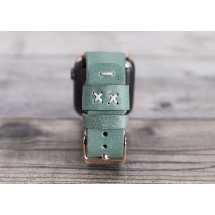 Apple Watch Uyumlu Deri Kordon 42-44-45mm Orfe CZ12