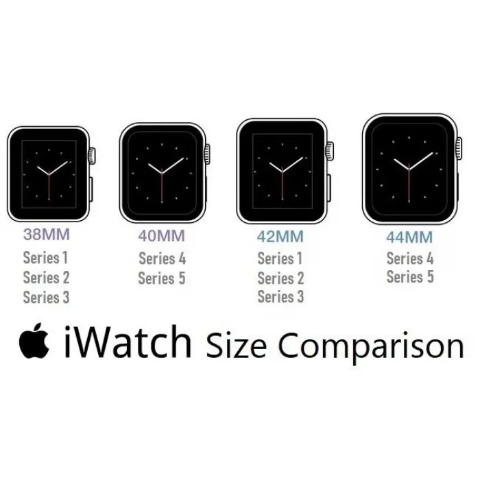Apple Watch Uyumlu Deri Kordon 42-44-45mm RST1 Siyah