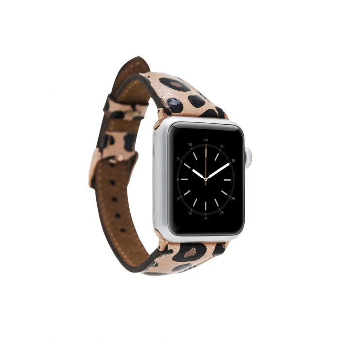 Apple Watch Uyumlu Deri Kordon 42-44-45mm Slim LE02N