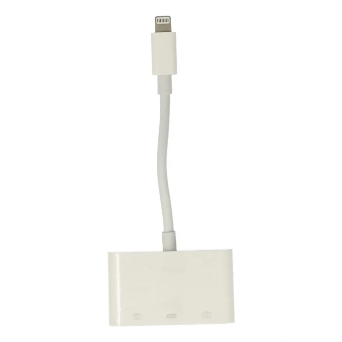APR23 Iphone Otg 3in1 - Beyaz