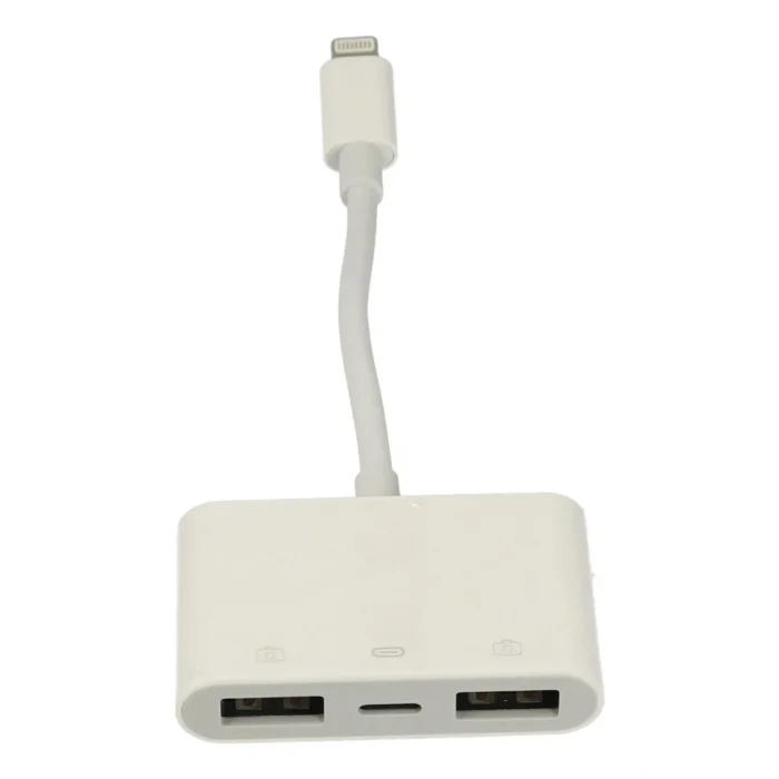 APR23 Iphone Otg 3in1 - Beyaz