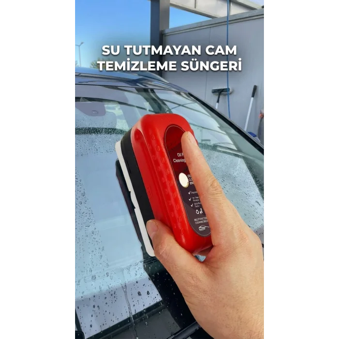 Araç Camı İçin Su Tutmayan Temizleme Süngeri 2li Set