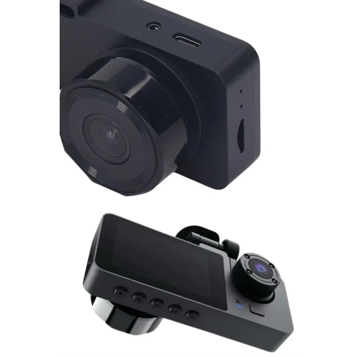 Araç İçi Dikiz Kamerası Sürüş Kaydedici 3 Lensli DVR Kamera