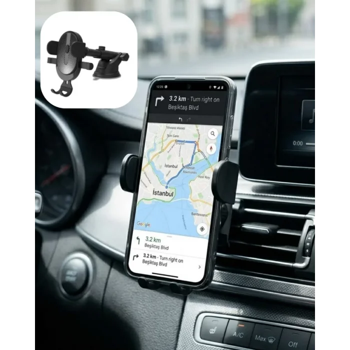 Araç Konsol Telefon Tutucu Ayarlanabilir Telefon Standı