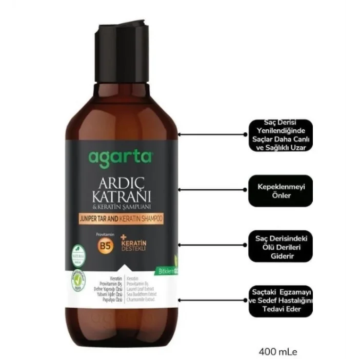   Ardıç Katranı & Keratin Şampuanı 400ml
