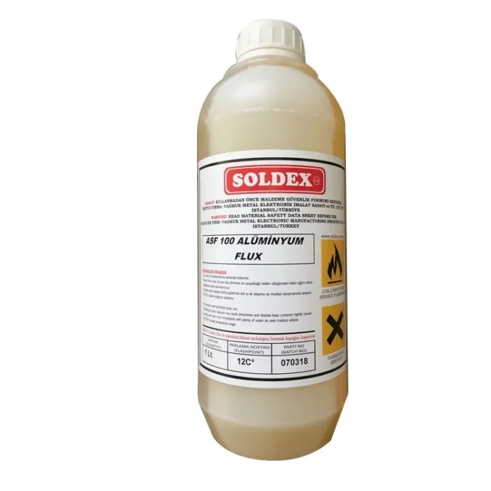 Asf-100 Alüminyum Flux Lehim Suyu - 1 Litre