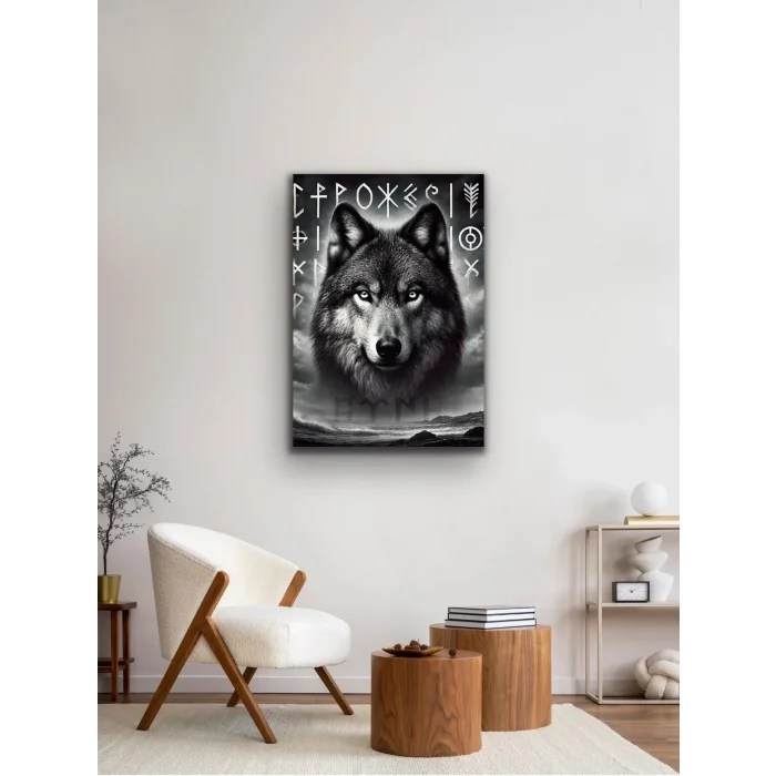 Asil Kurt Kanvas Tablo 70x100cm