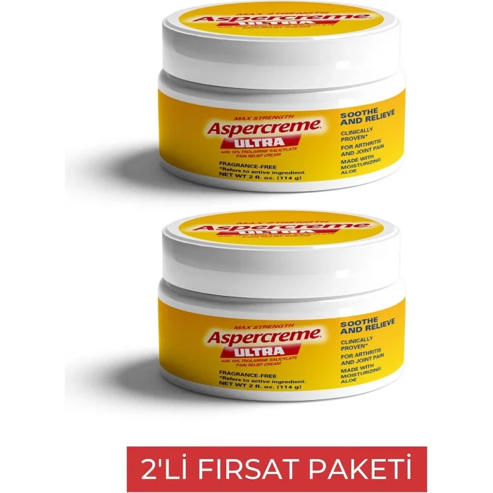 Aspercreme Ultra Masaj Kremi  2 Adet