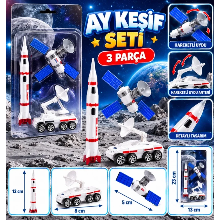 Ay Araçlı Ay Keşif Seti